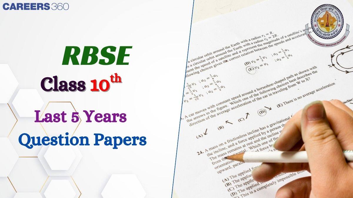RBSE Previous 5 Years Question Paper Class 10 2025, 2024, 2023, 2022, 2021 PDF Download